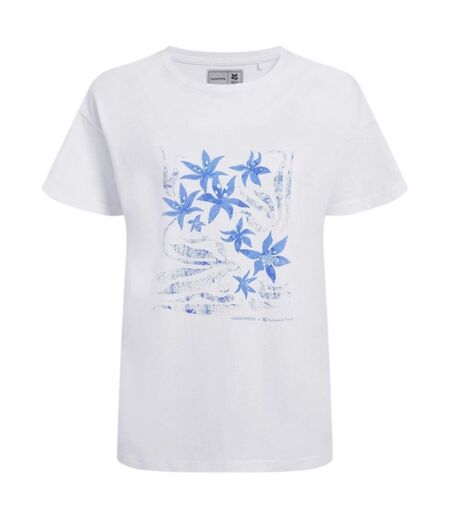 T-shirt Motif/style National Trust Bistort Flowers Femme Blanc Craghoppers