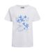 T-shirt Motif/style National Trust Bistort Flowers Femme Blanc Craghoppers-2