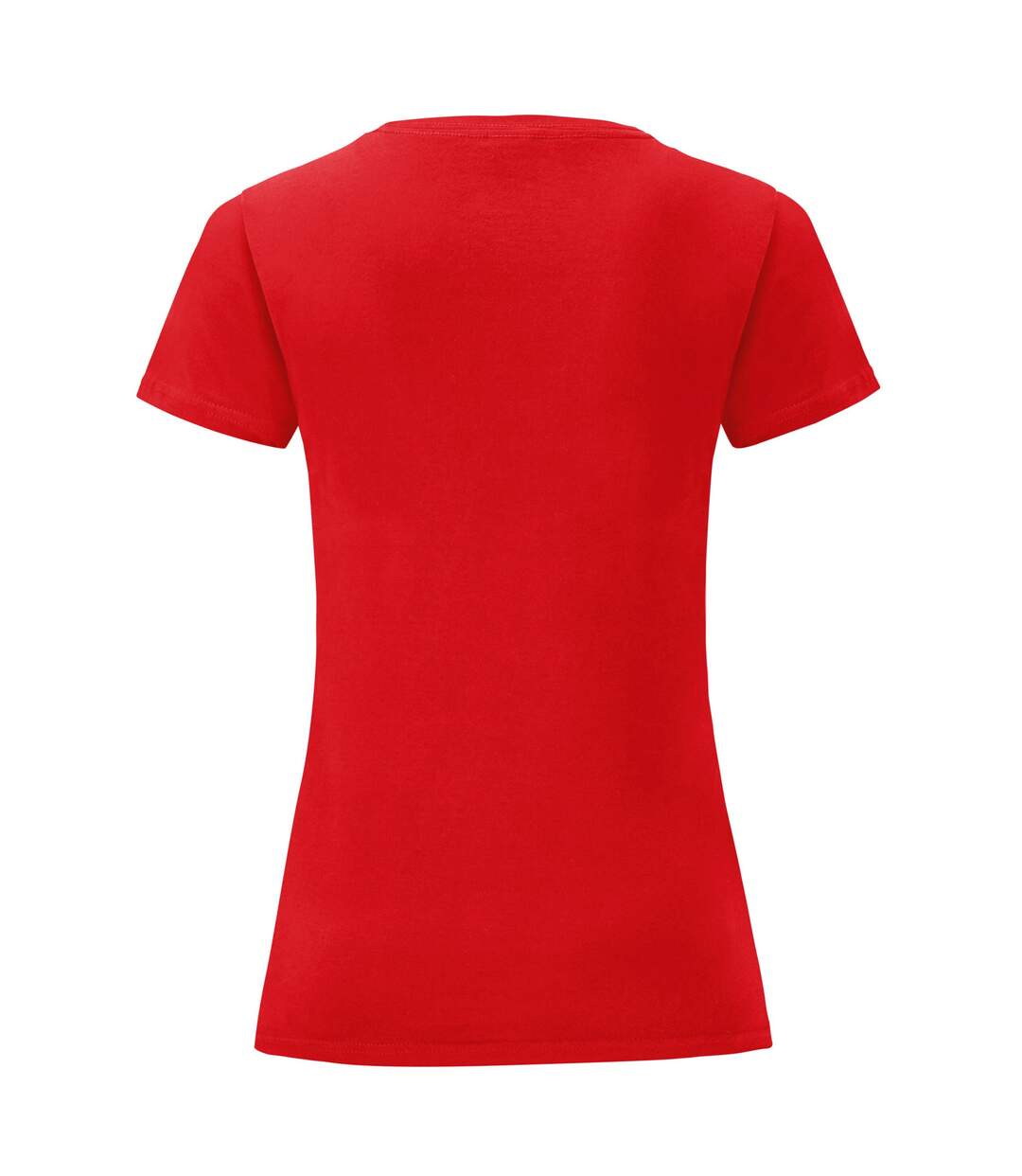 T-shirt Iconic Femme Rouge Fruit Of The Loom-2