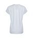 Womens/ladies beach run printed slub t-shirt white Weird Fish-2