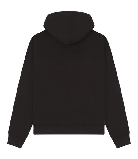 Unisex adult premium boxy oversized full zip hoodie black Casual Classics