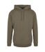 Sweat À Capuche Basic Adulte Olive Build Your Brand-1