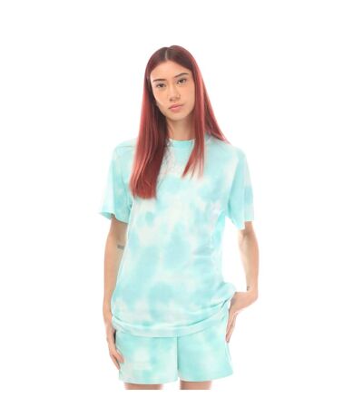 T-shirt femme bleu / blanc Hugo