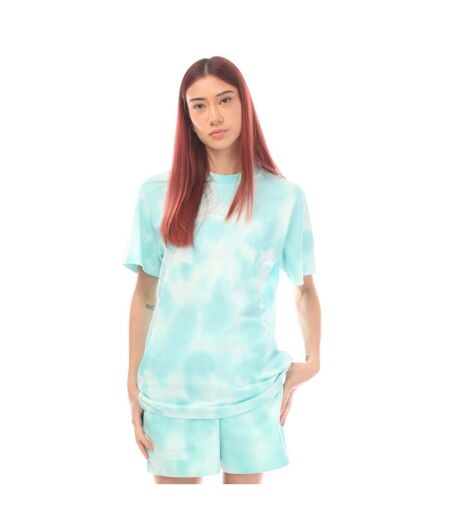 T-shirt femme bleu / blanc Hugo