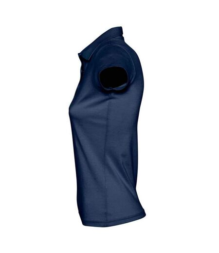 Polo Prescott Femme Bleu Marine Français SOLS