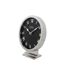 Paris Prix - Horloge à Poser Vintage era 24cm Noir & Argent