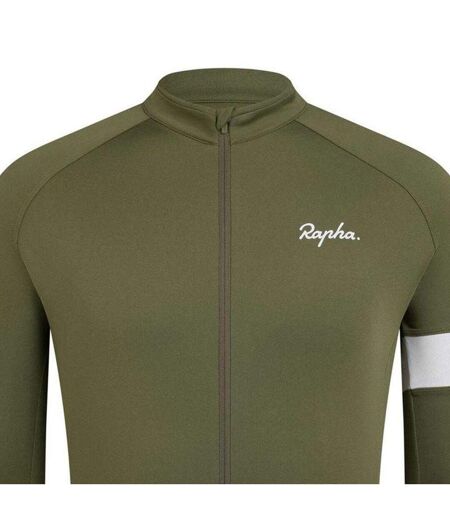 Maillot Manches Longues Homme Kaki Rapha