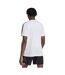 T-shirt Entraînement Motif/style 3 Rayures Essentials Homme Blanc Adidas-3