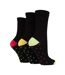 3 Paires - Chaussettes Bambou Unies Originales Couleur-1