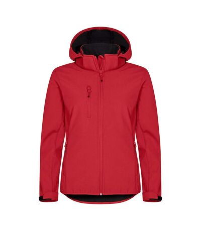 Womens/ladies classic soft shell jacket red Clique