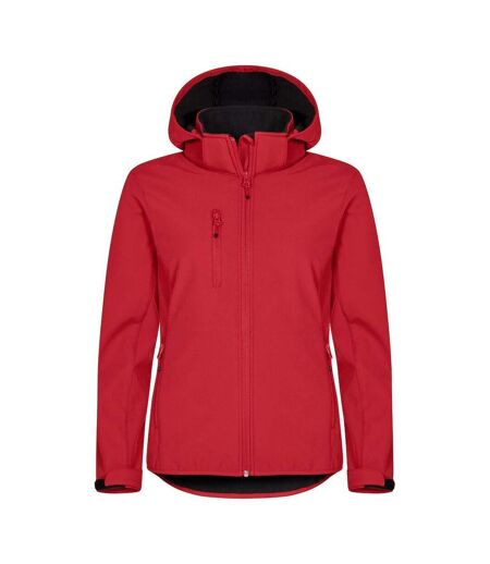 Womens/ladies classic soft shell jacket red Clique