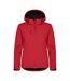 Womens/ladies classic soft shell jacket red Clique-1