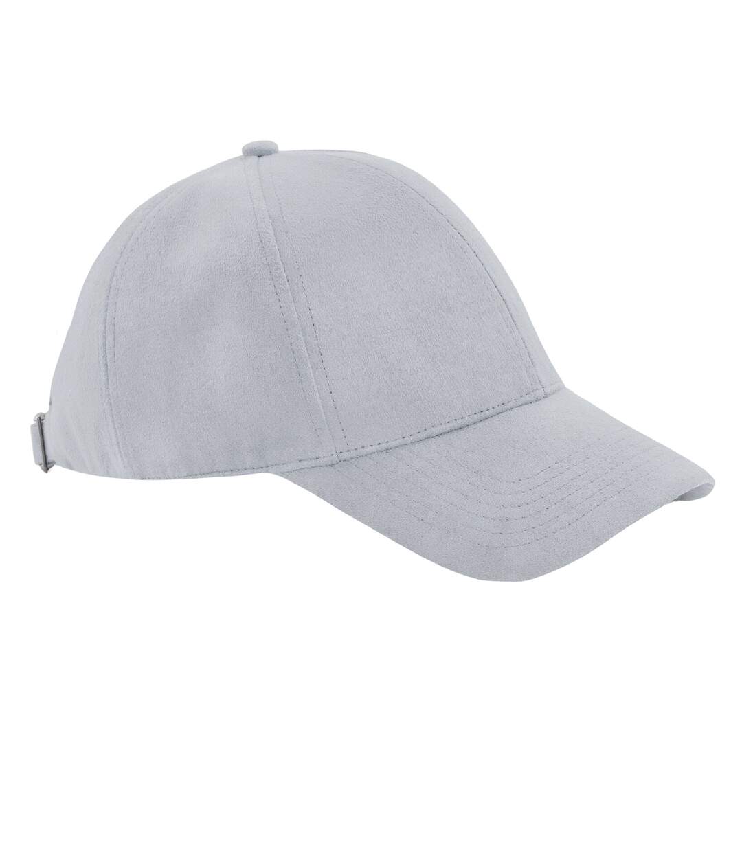 Casquette style baseball mixte gris clair Beechfield-1