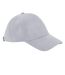 Casquette style baseball mixte gris clair Beechfield