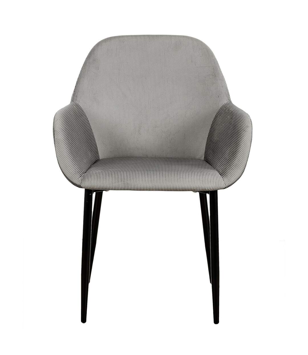 2 Fauteuils de table design velours Giulia-2