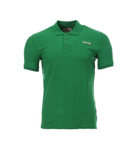 Polo Vert Homme Schott S0022 - M