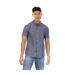 Chemise Manches Courtes Leo Homme Indigo Foncé Peter Werth-4