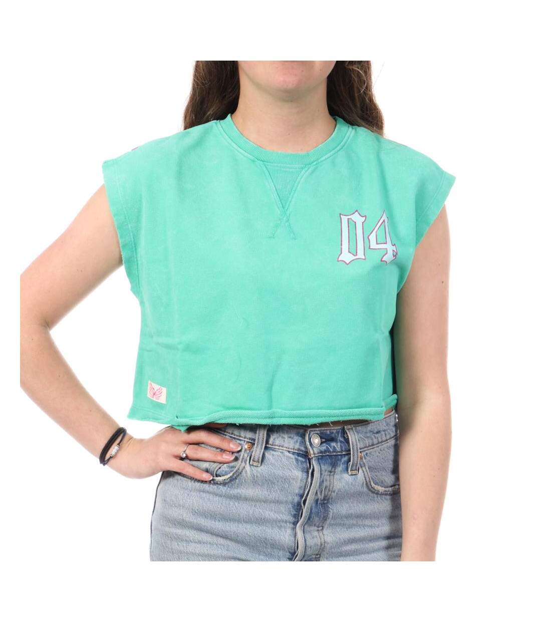 Débardeur vert femme kaporal vicky-1