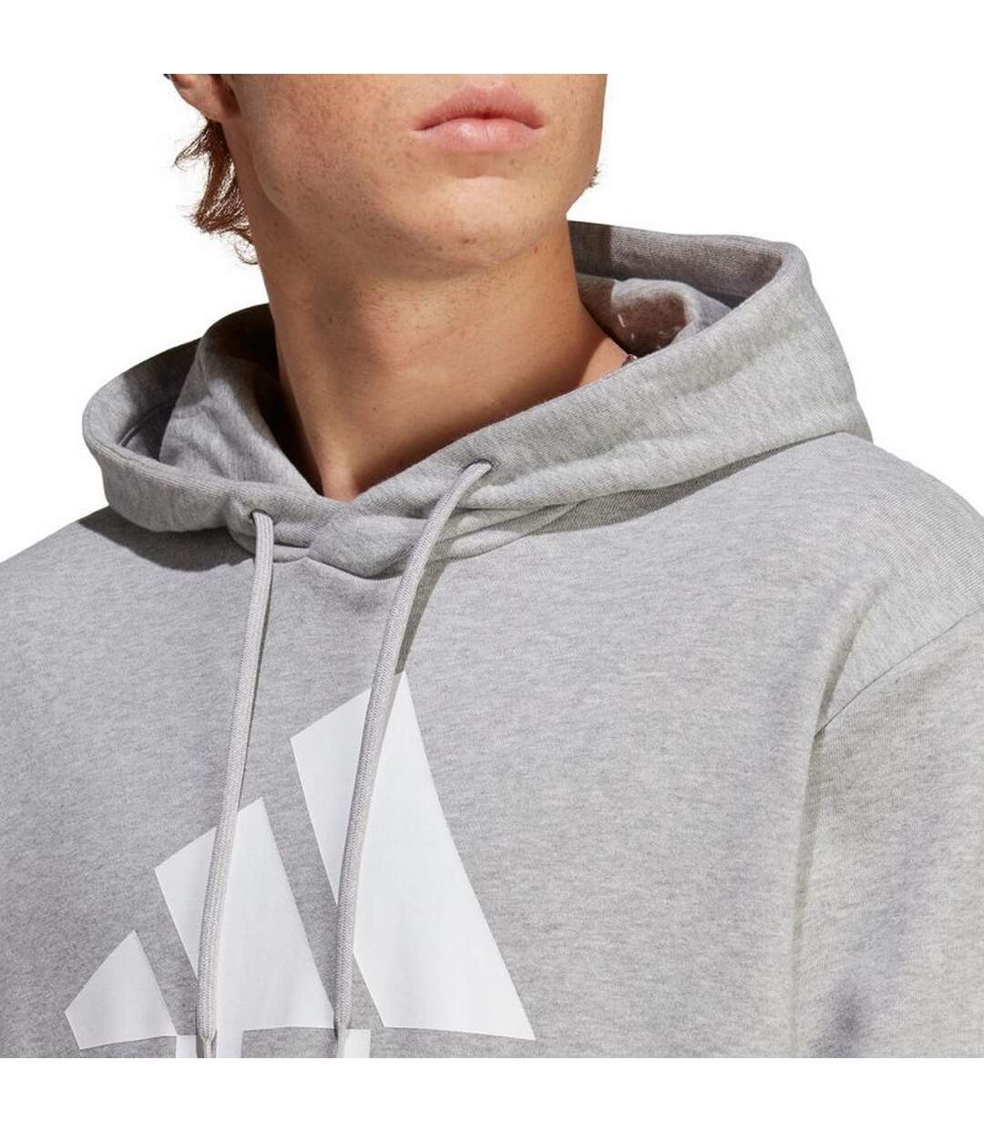 Sweat À Capuche Essentials Homme Gris Adidas-4