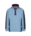 Sweat Motif/style Panneau Contrasté Homme Bleu Ardoise Lazy Jacks-1