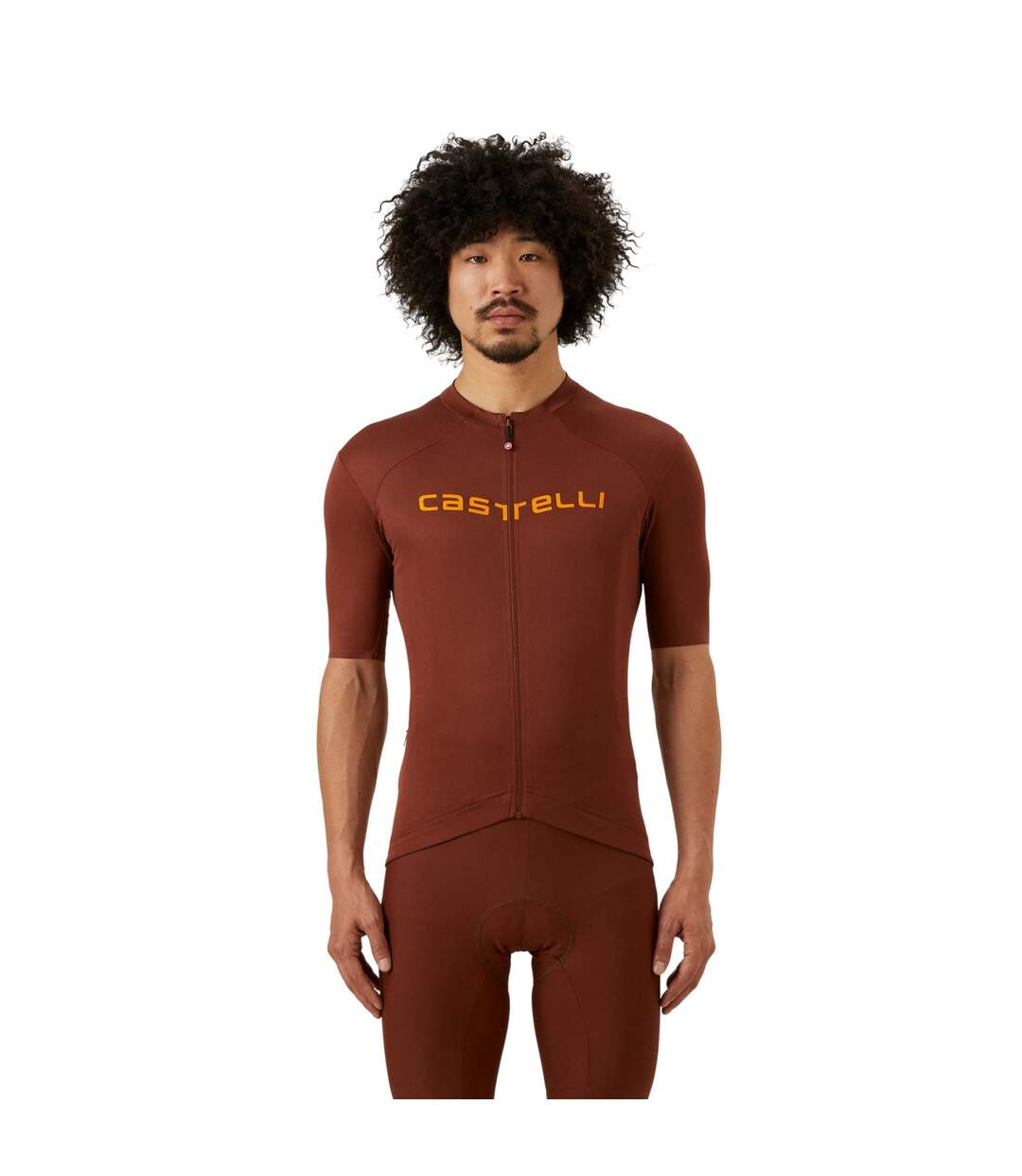 Maillot De Cyclisme Prologo Lite Homme Marron Foncé Castelli-4