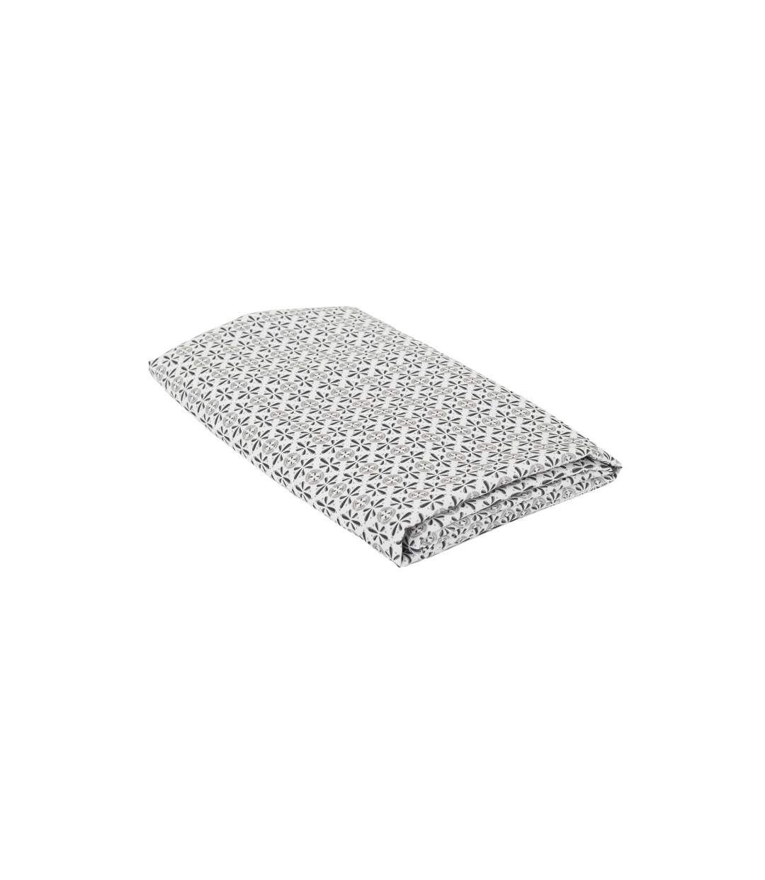 Nappe Antitache Imprimée Cuzca 140x240cm Gris-1