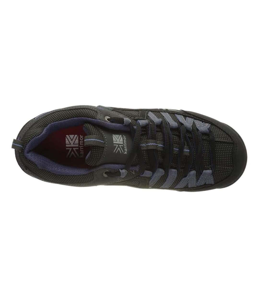 Womens/ladies Leather Spikes Trainers Black Karrimor-3