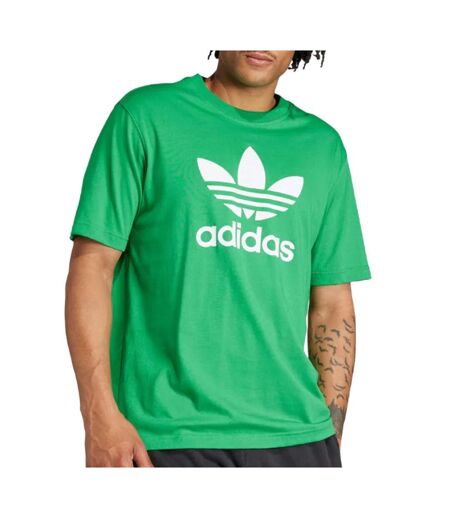 T-Shirt vert homme adidas trefoil 26