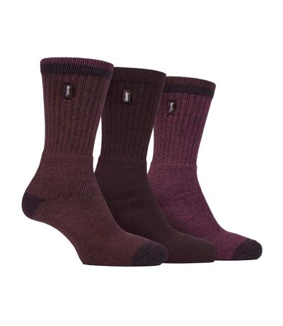 3 Pack Men's Heavy-Duty Poly Workwear Socks, Cushion Performance Boot Socks