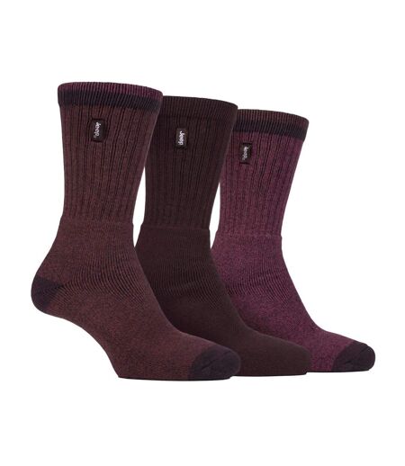 3 Pack Men's Heavy-Duty Poly Workwear Socks, Cushion Performance Boot Socks
