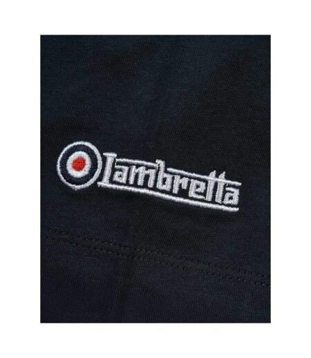 T-shirt Motif/style Logo À La Bombe Homme Bleu Marine Lambretta