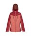 Veste imperméable calderdale femme rouge clair / rouge foncé Regatta