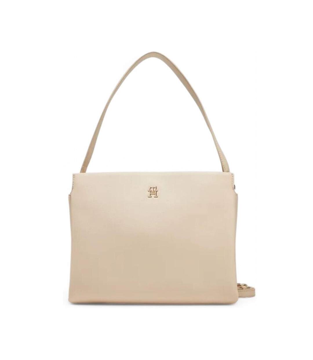 Sac à main écru femme tommy hilfiger legacy satche-1