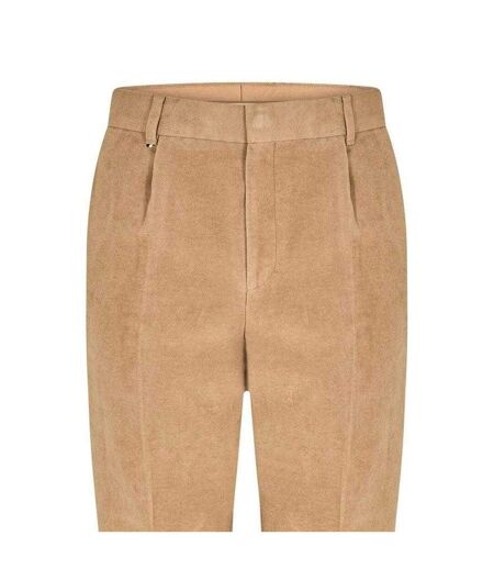 Mens Peter Straight Leg Trousers Beige Boss
