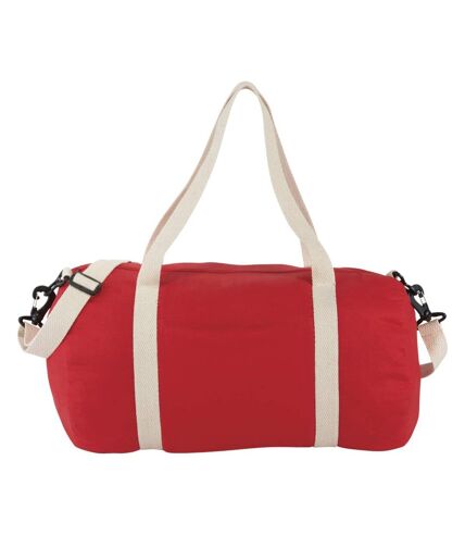 Bullet The Cotton Barrel Duffel (Red) (17.7 x 9.8 x 9.8 inches)