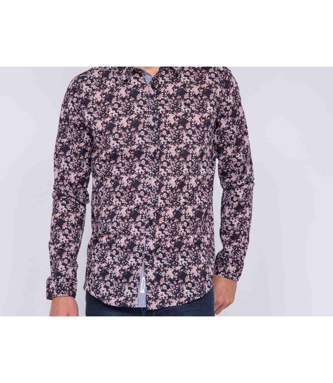 Chemise manches longues à motif DANAEL-3