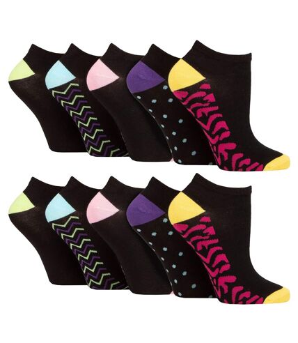 Wildfeet -10 Pack Ladies Trainer Bamboo Socks