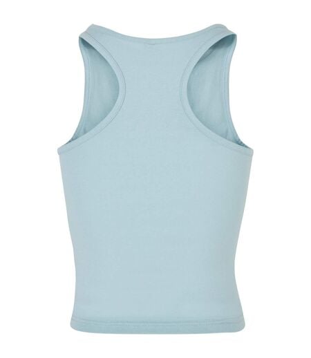 Womens/ladies Racerback Tank Top Ocean Blue Build Your Brand