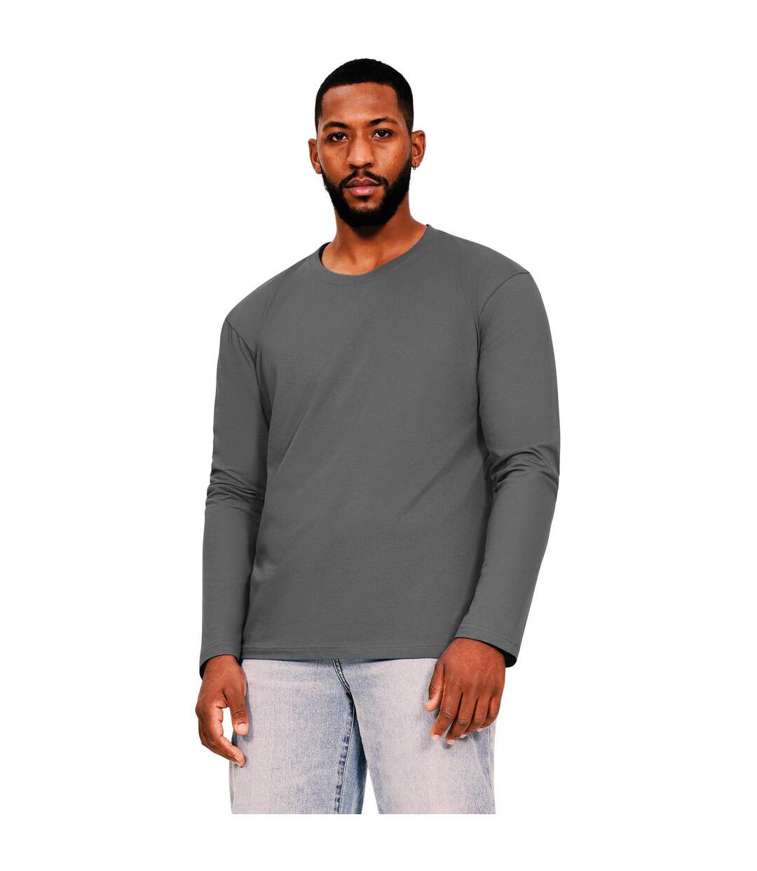 Mens performance t-shirt charcoal Casual Classic-1