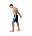 Jammer De Natation Motif/style Blocs De Couleurs Homme Noir Bleu Speedo-4