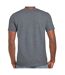 T-shirt Manches Courtes Softstyle Homme Gris Foncé Chiné Gildan-4