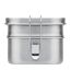 Double chan stainless steel lunch box one size matt silver MidOcean-2