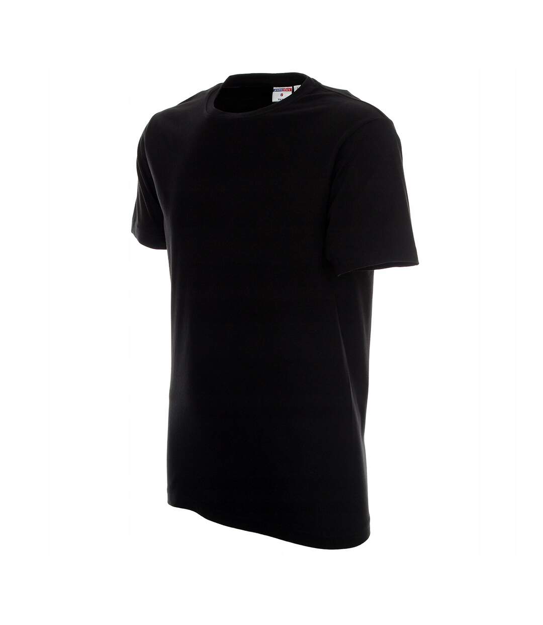 T-shirt Motif/style Uni Homme Noir Promostars-4