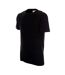 T-shirt Motif/style Uni Homme Noir Promostars-4
