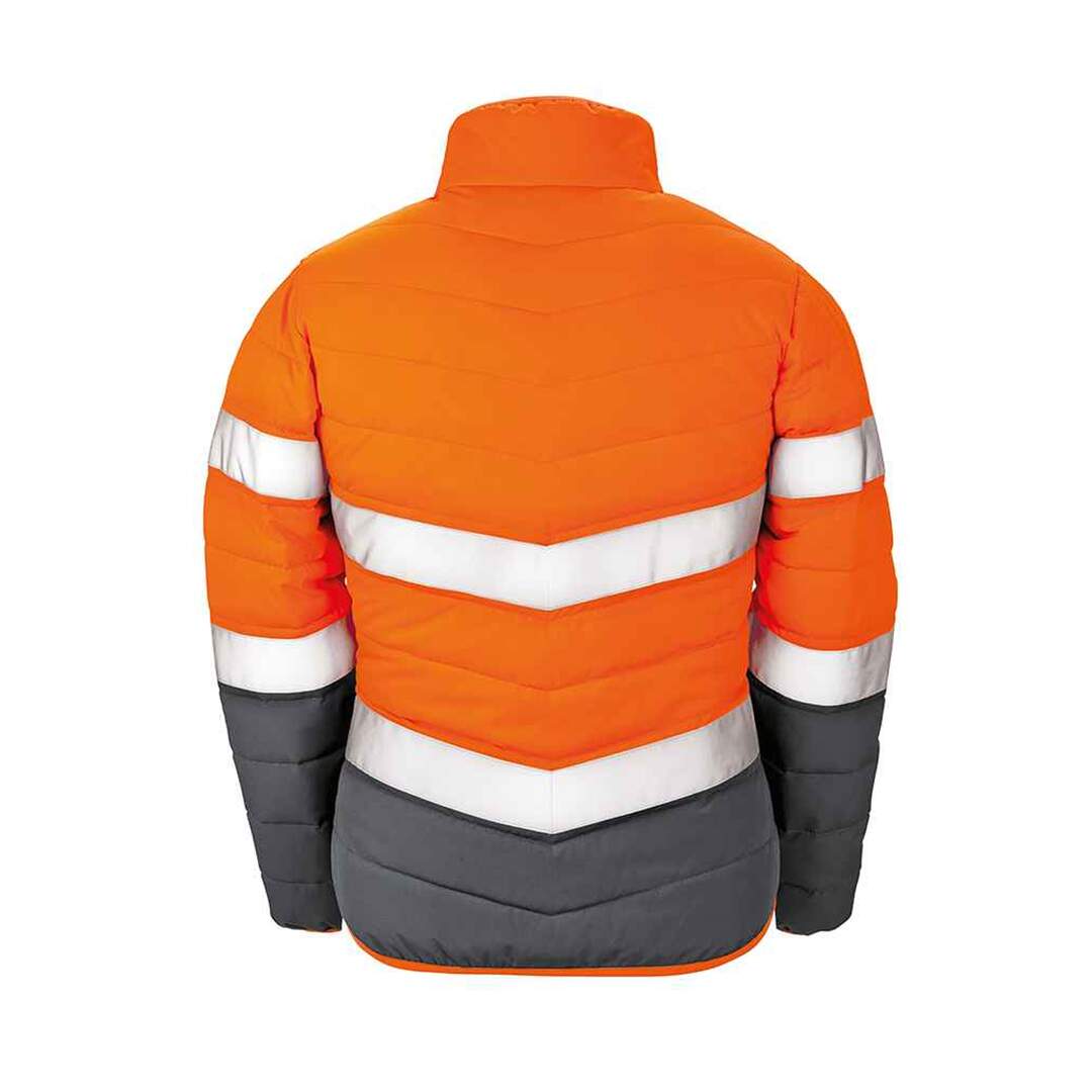 Doudoune matelassée femme orange fluo SAFE-GUARD by Result-2