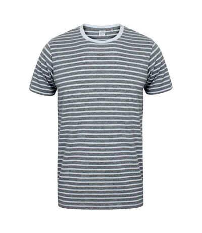 T-shirt adulte gris / blanc SF