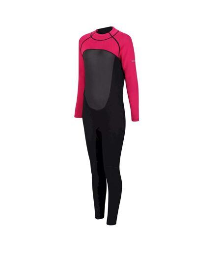 Womens/ladies Wetsuit Dark Grey Black Regatta