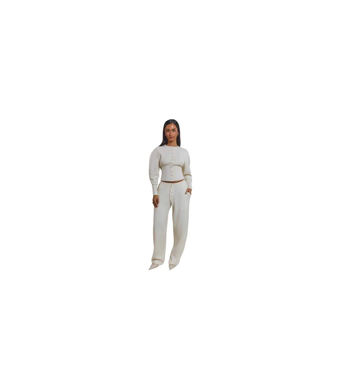 Pantalon De Jogging Femme Crème Mars The Label-1