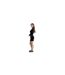 Robe Courte Femme Noir SikSilk-1