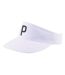 Embroidered Logo Golf Visor White Black Puma-1